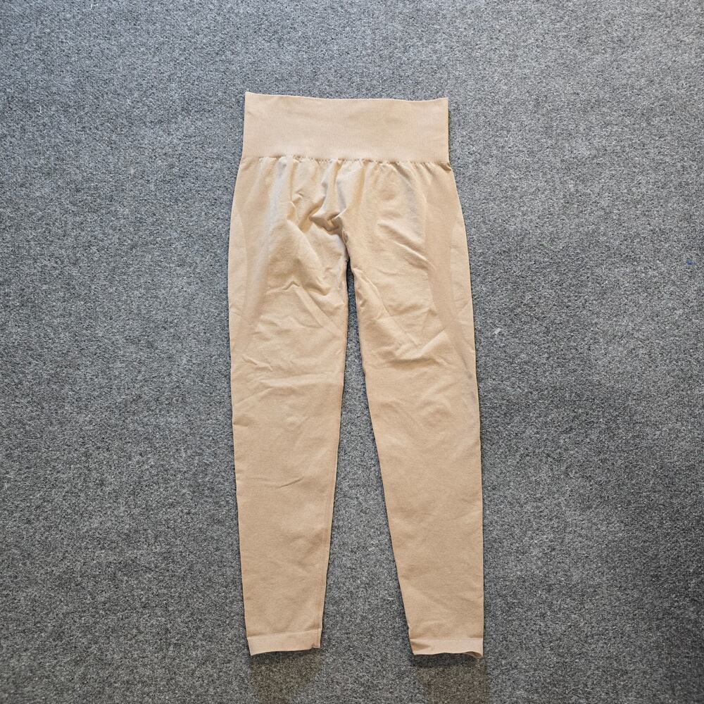 NVGTN Leggings Womens Medium Tan Navigation Seamless Workout Athletic Neutral